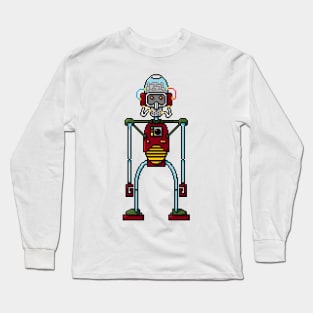 Pixel Robot 036 Long Sleeve T-Shirt